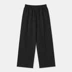 Relaxed Striped Pleated Pants